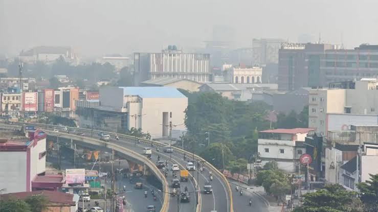 PM2.5 Pekanbaru Turun ke 68 Mikrogram, Kualitas Udara Masih Tidak Sehat
